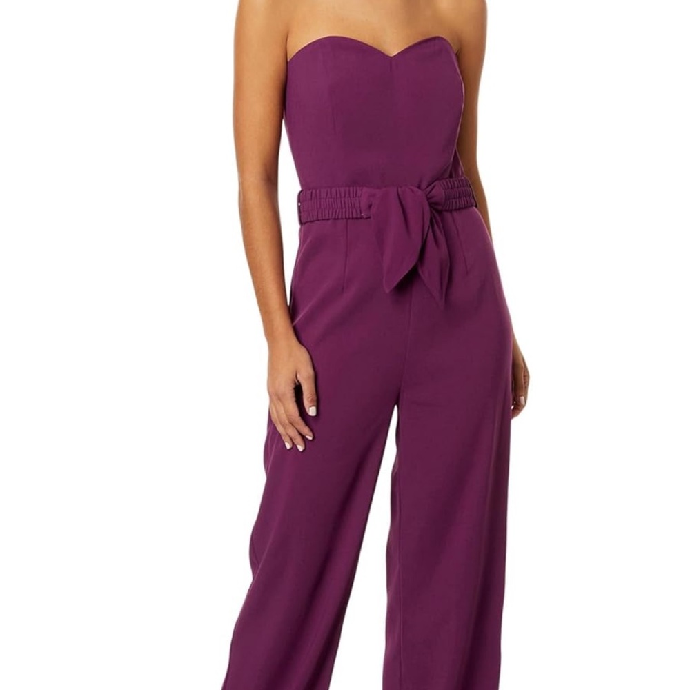 Lilly Pulitzer Rosalie Strapless Jumpsuit with Wide-Leg Design
